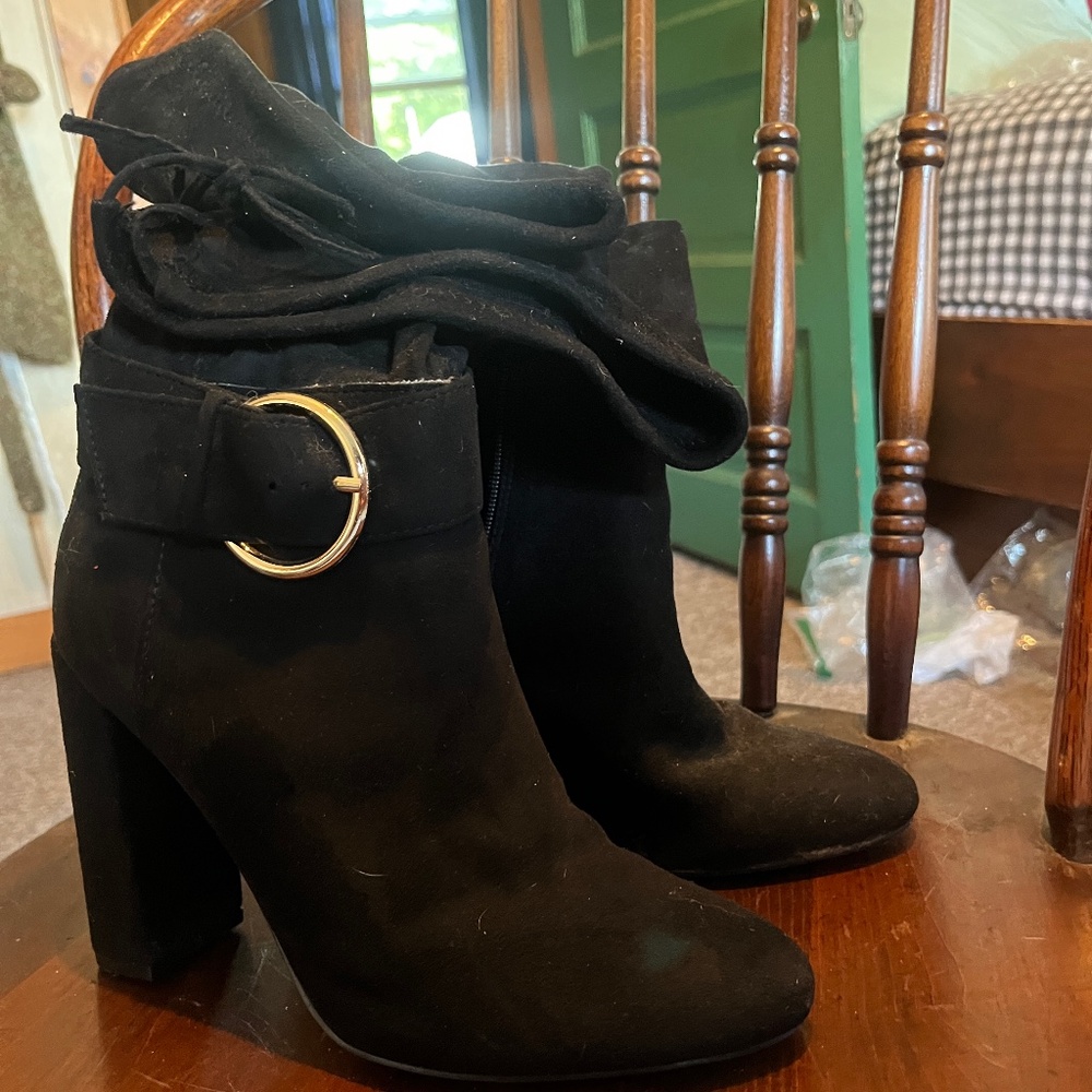 New thigh high wide calf